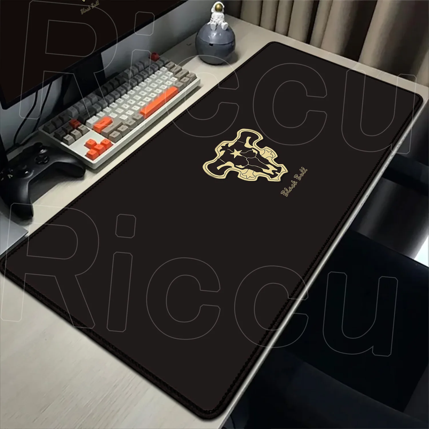 วอลเปเปอร์ใหม่แบล็คโคลเวอร์อะนิเมะแผ่นรองเม้าส์คอมพิวเตอร์แล็ปท็อปอุปกรณ์เสริมสำหรับเล่นเกมแผ่นรองเมาส์พรมพีซีแผ่นรองเมาส์ HD แผ่นรองคีย์บอร์ด