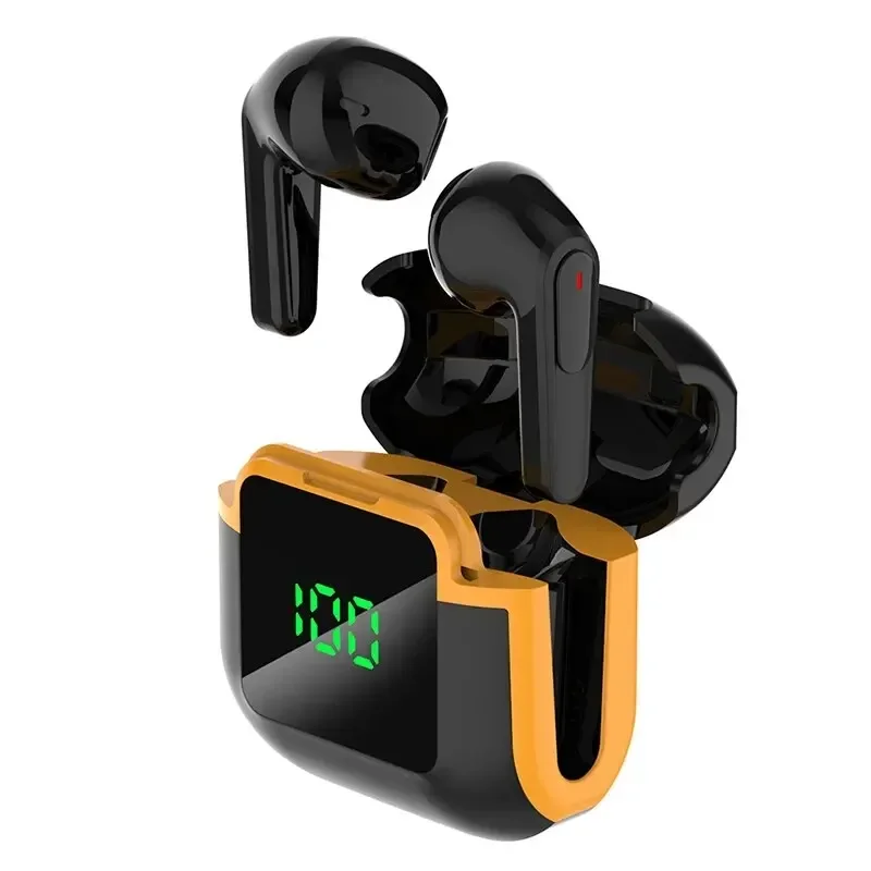 PRO90 Bluetooth 5.3 Headphones TWS Wireless Earphones with LED Display Stereo Headset Touch Control Earbuds Noise Reduction