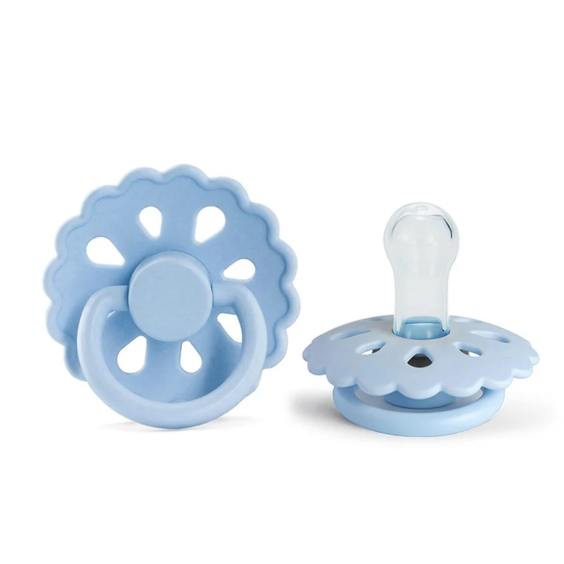 AS96-الطفل المطاط الطبيعي (6-18) زهرة فائقة النعومة من اللاتكس الطبيعي تقليد حليب الثدي النوم حديثي الولادة