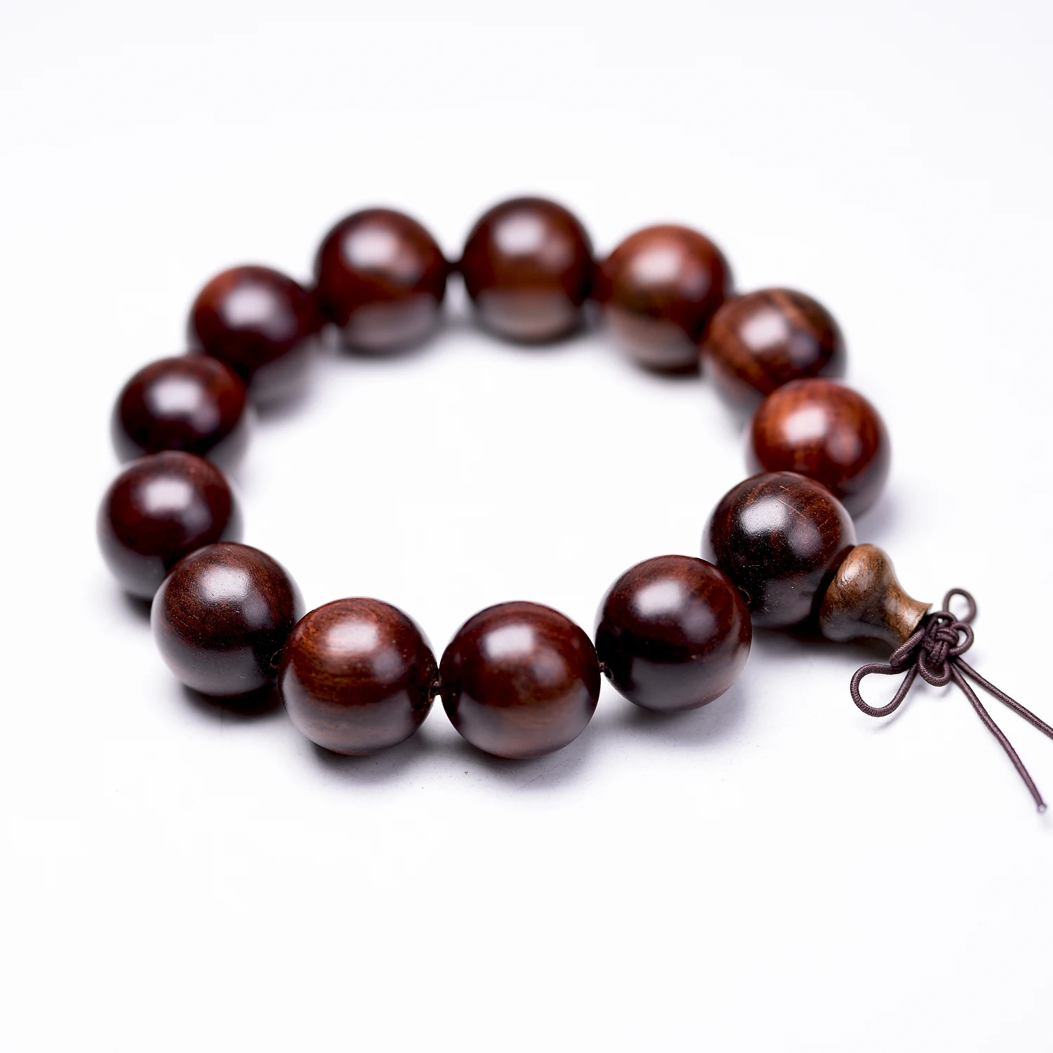 20mm Men bracelet Handmade beaded Wooden Red Buddha Bracelet Chunky Fashion Large Bead Wholesale gift jewelry