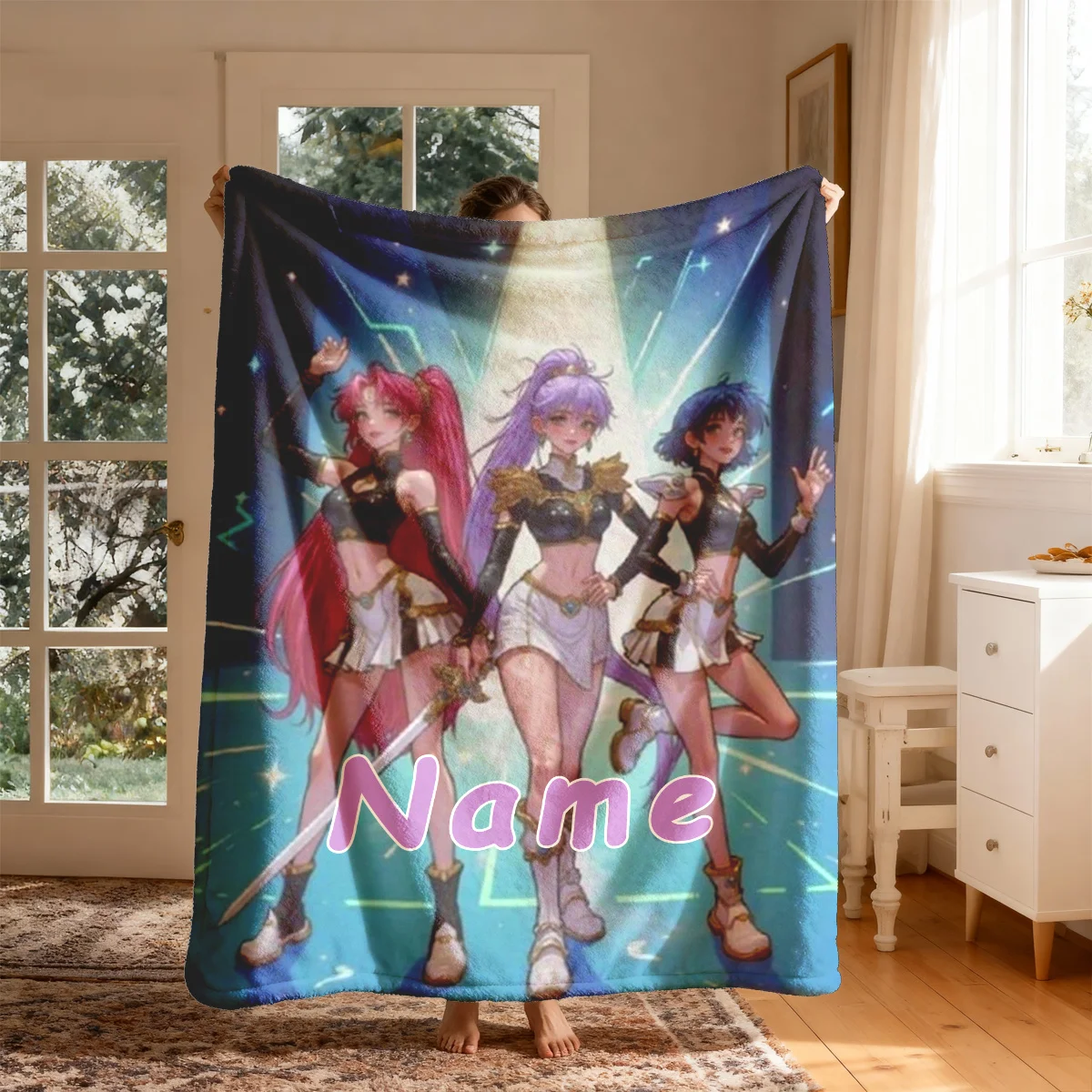 Selimut Gadis Anime Personalis - Anime Cosplay Girl Name ulasan dan harga