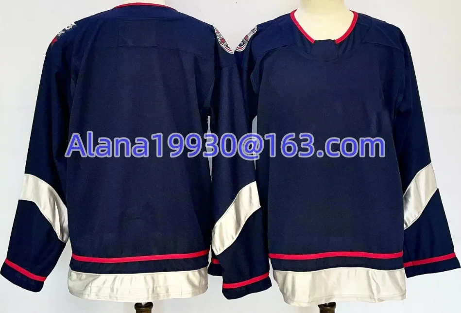 

Custom New Style Stitched Jersey MARCHENKO Zach WERENSKI Jerseys Navy