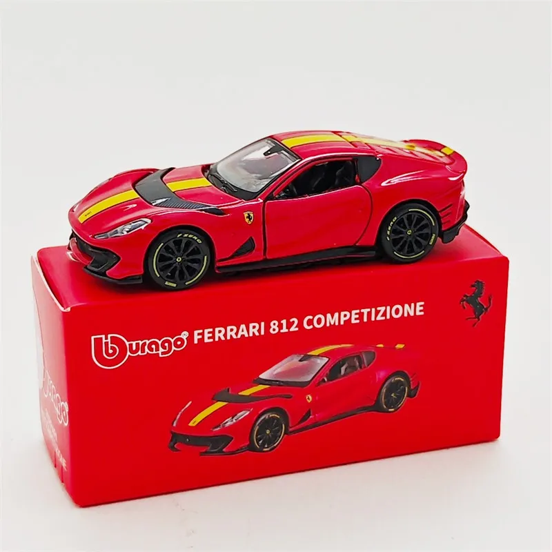 Bburago 1:64 Ferrari Serie Legierung Druckgussmodelle SP3 458 599 ENZO Mini Simulationsautos F12 SF90 812 Sammlerfahrzeug Spielzeug Geschenk – Detail 15