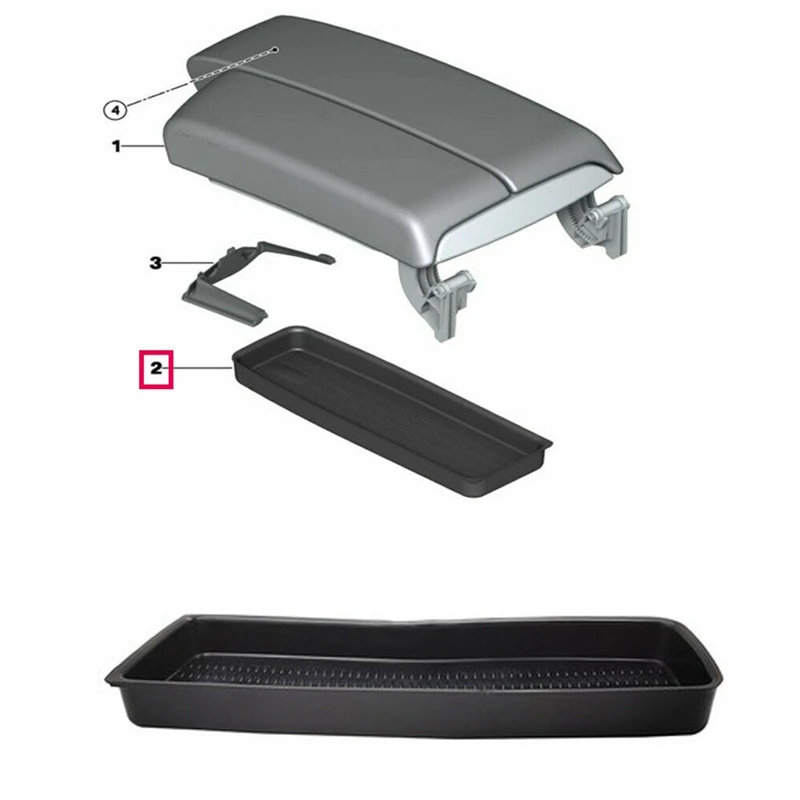 For - 3 Series E90 E91 E92 E93 Center Armrest Storage Box Tray 7118064 51167118064