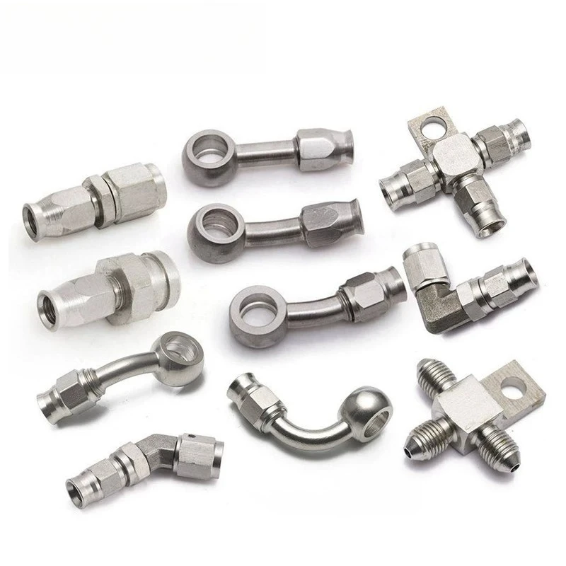 

Auto motorcycle brake stainless steel brake hollow steel throat AN3 YouTube tee brake pipe Banjo connector