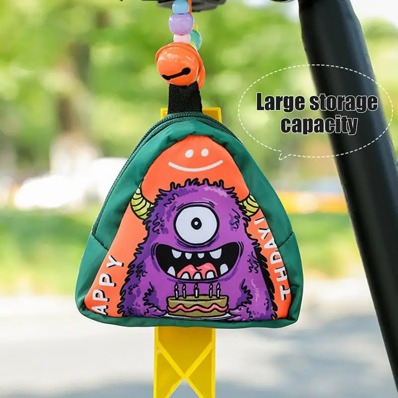 Cycling Earphone Bag Cute Small Storage Hanger Bag Multi-Functional Riding Accessories For Storing Key Headphone And Card