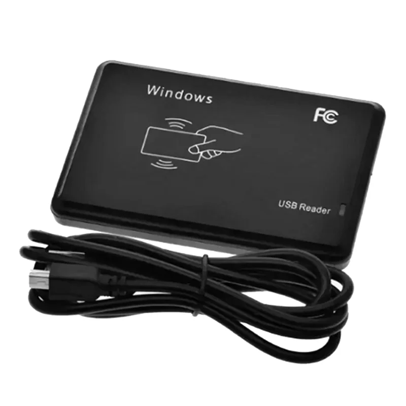 

USB RFID-считыватель A92Z 125 кГц EM4100 ID, бесконтактный считыватель смарт-карт TK4100, поддержка Windows, считыватель RFID