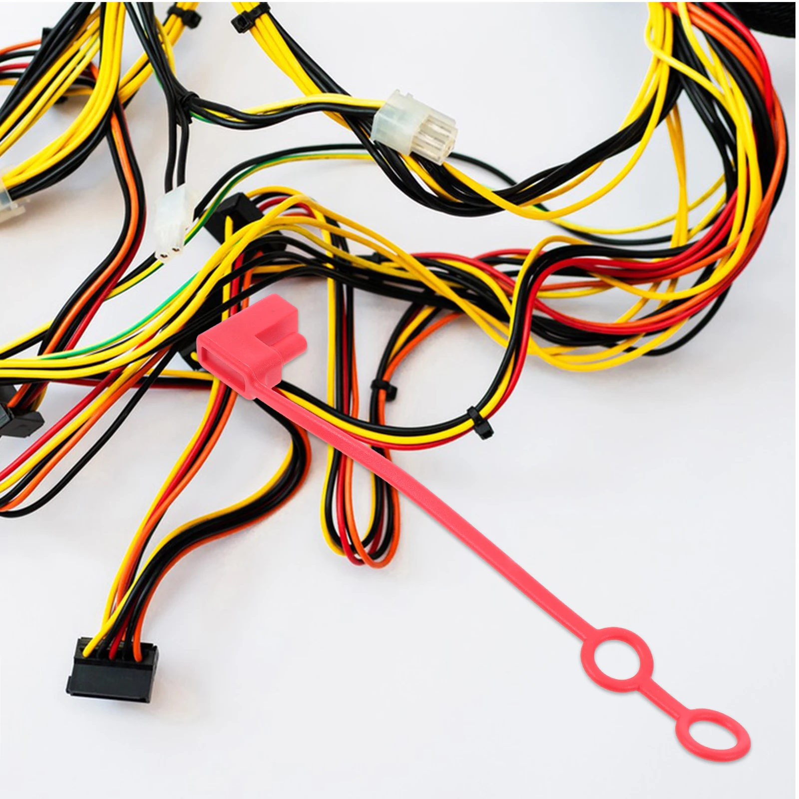 

10Pcs Power Cable Connector Dustproof Protective Cover Cap Waterproof Heavy Duty Outdoor Cord Connector Wire Cover