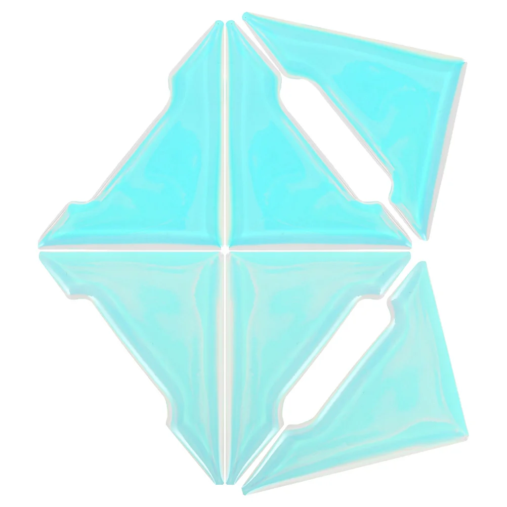 

6Pcs Car Door Protector Bumper Guards Sleek Design Durable Pet Material Guards Door Corner Protector Bumper Guard