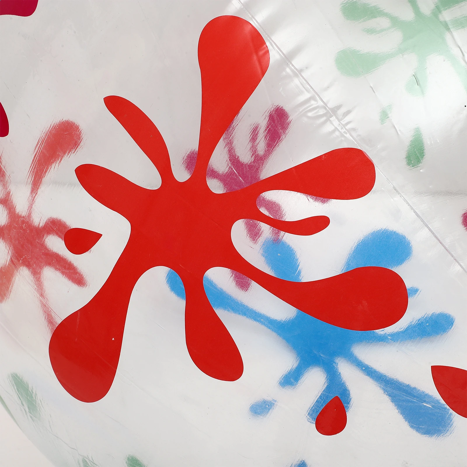 

1PC Creative Printing Transparent Inflatable Ball Playing Stretch Ball for Children Outdoor Beach (80cm Diameter)