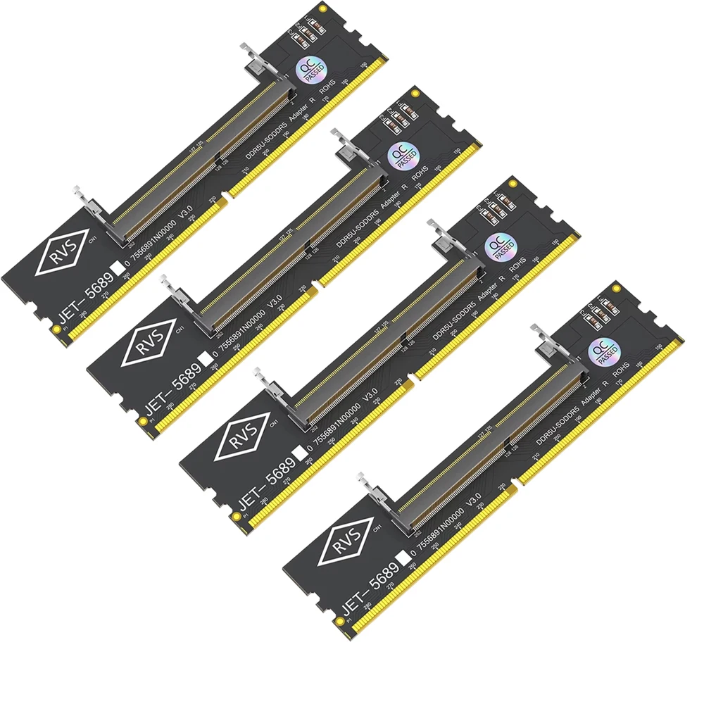 Laptop DDR5 RAM zu SO DDR5 U-DIMM Desktop-Adapterkarte Speichertester SO DDR5 zu DDR5 U-DIMM Konverter 6-Schicht-PCB-Design
