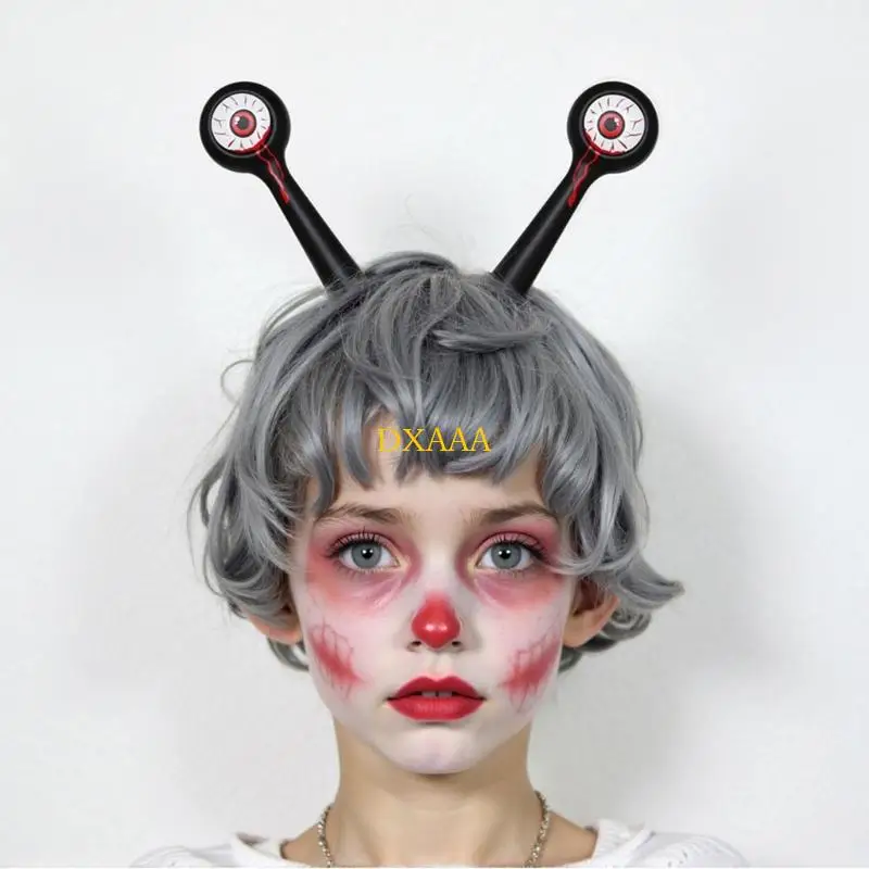 DXAA 2PCS UNISEX OOGBALL HOOFDBARNEN FUNNY PARTY ACCESSOIRE VOOR ROLEPLAY COSPLAY EVENT