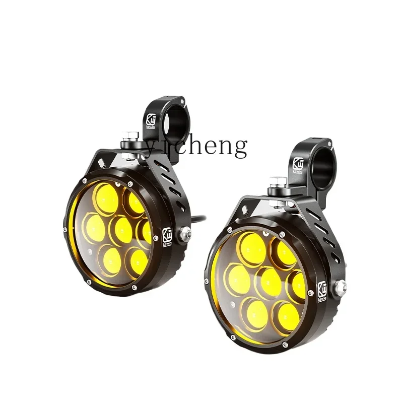 

Zf motorcycle quick dismantling far and near light strip tangent flash strong light led seven beads highlight