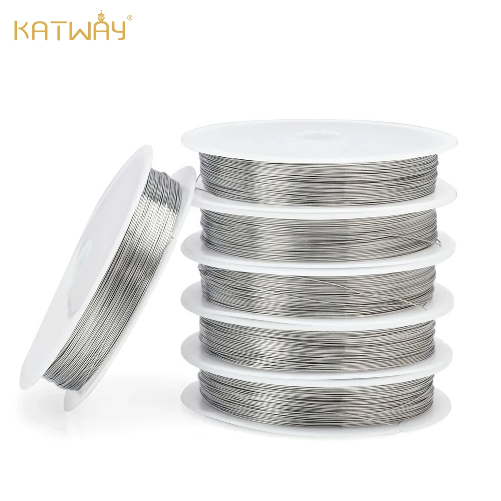 

KATWAY For Craft Jewelry Making and Sculpting, Stainless Steel Wire 304 - 20, 22, 24, 28 Gauge HH-AA16