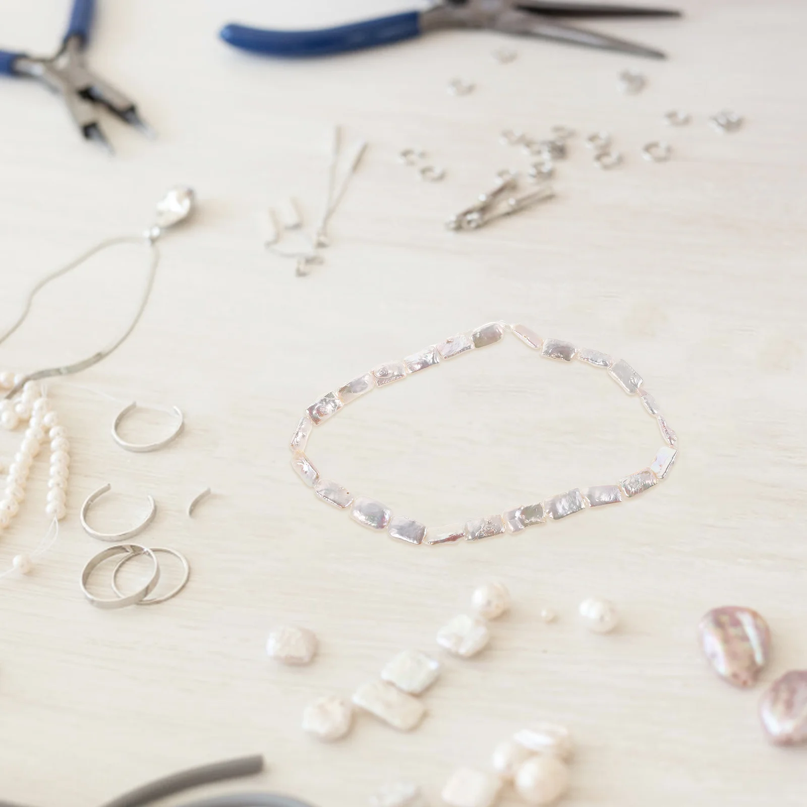 

1-нитка пресноводного белого жемчуга в стиле барокко, натуральные нерегулярные свободные культивированные бусины для самостоятельного изготовления ювелирных изделий, серьги, ожерелья, браслеты