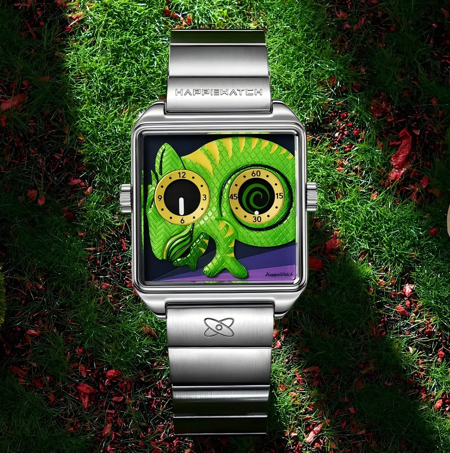 Happie Watch Romantic Luxury Couple Quartz Watches Steel Strap Waterproof Fashion Men's and Women's Watch Date Wristwatch