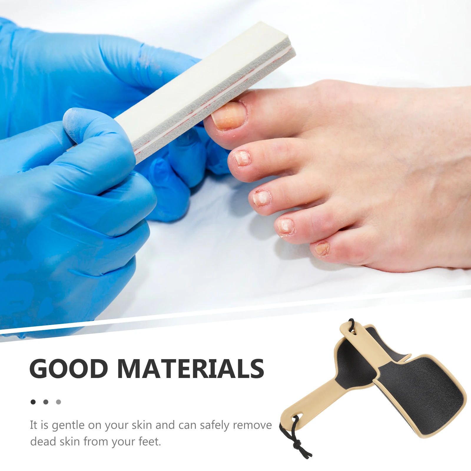 

2 шт. двусторонние пилочки для ног, скребок для педикюра для удаления мозолей, отшелушивающий инструмент для гладких ног, инструменты для педикюра, скруббер для ног
