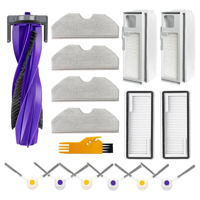 M04K для робота-пылесоса Narwal Freo X Plus, основная боковая щетка, фильтр Hepa, швабра, тканевые мешки для пыли, запасные части