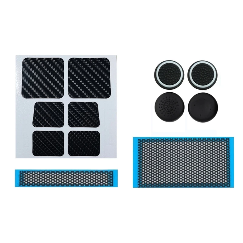 Game Console Thumbstick Caps for Steam Deck 3 in 1 Host Protections Sticker Set image 2
