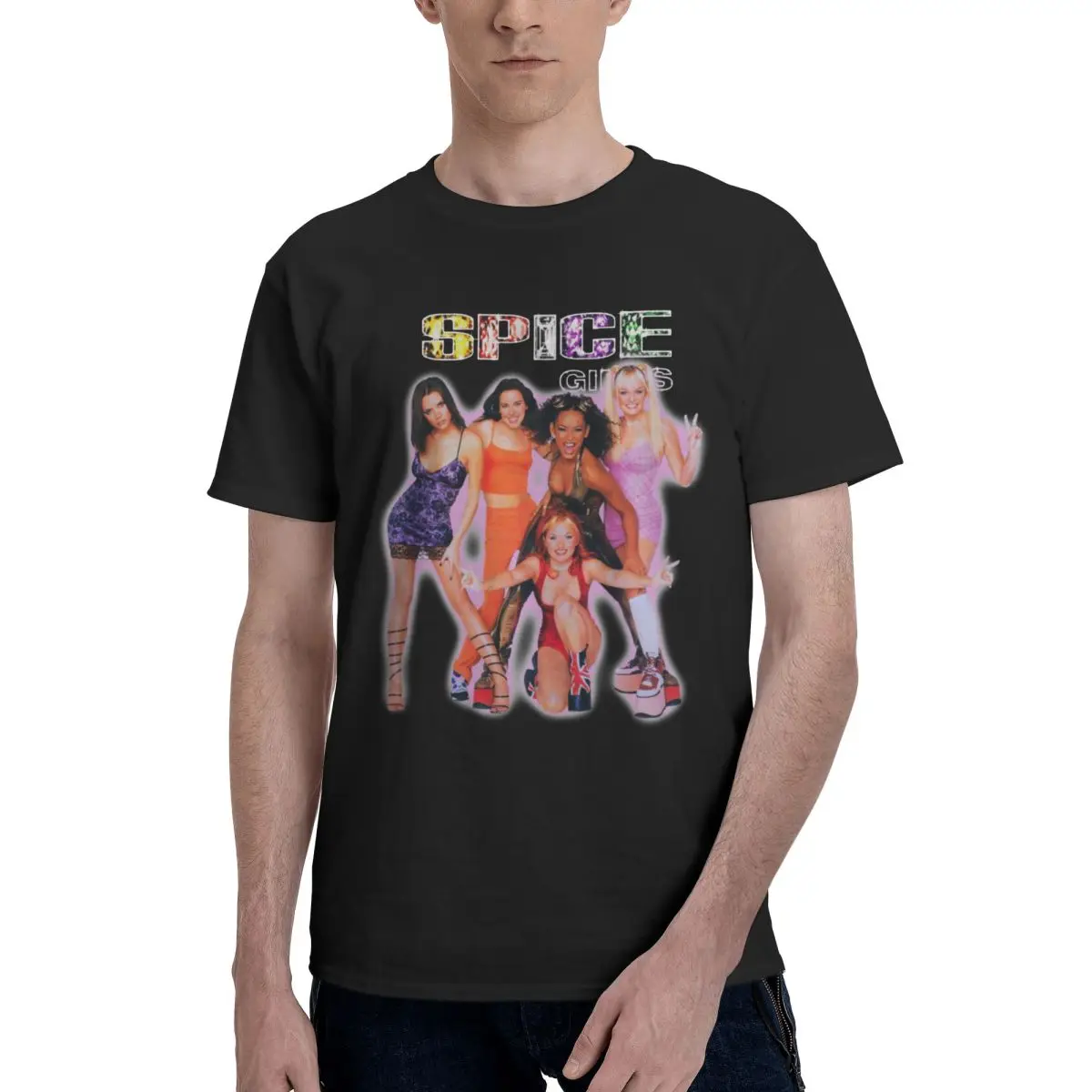 SPICE GIRLS WORLD TOUR Gifts T Shirts Graphic Y2K Unique O-neck Tshirts For Men Women Clothing