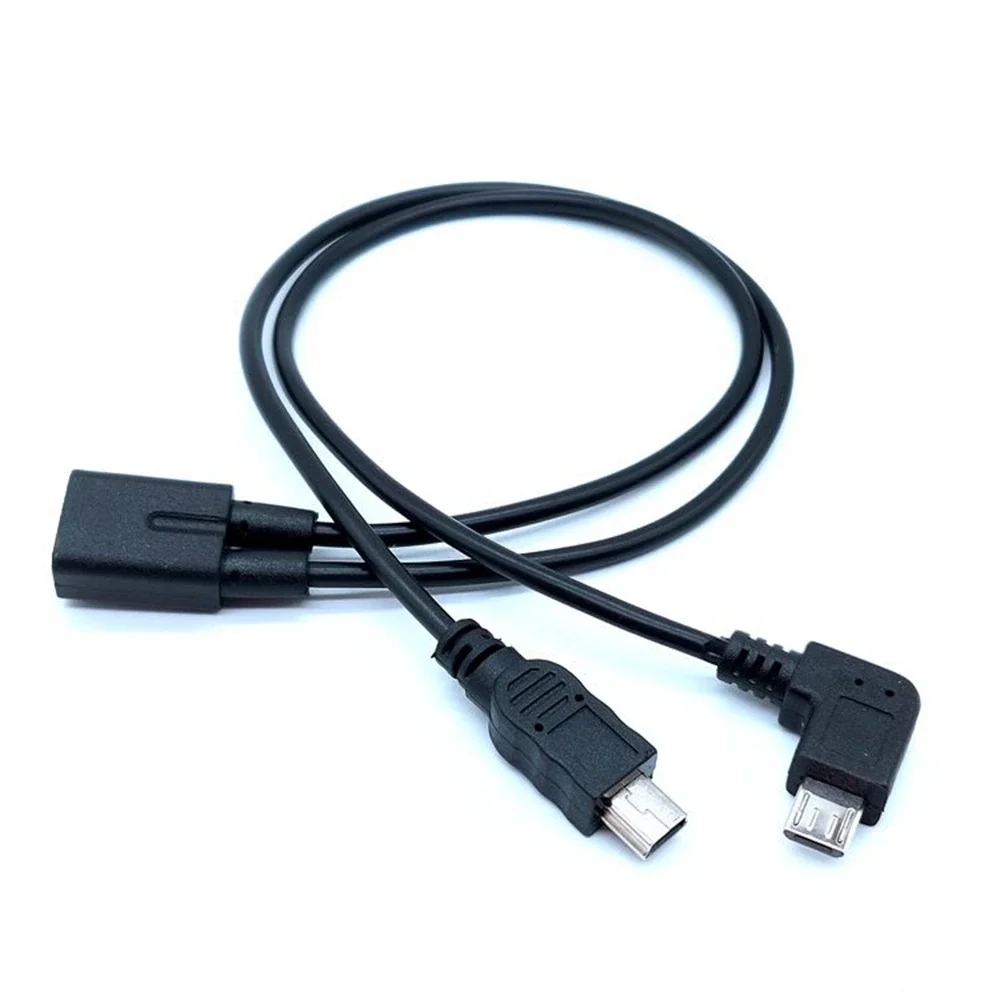 

Mini USB 1 to 2 Y Splitter Cable, USB 2.0 Mini 5-Pin Female to Male Micro USB Male Converter High Speed Charging Cable