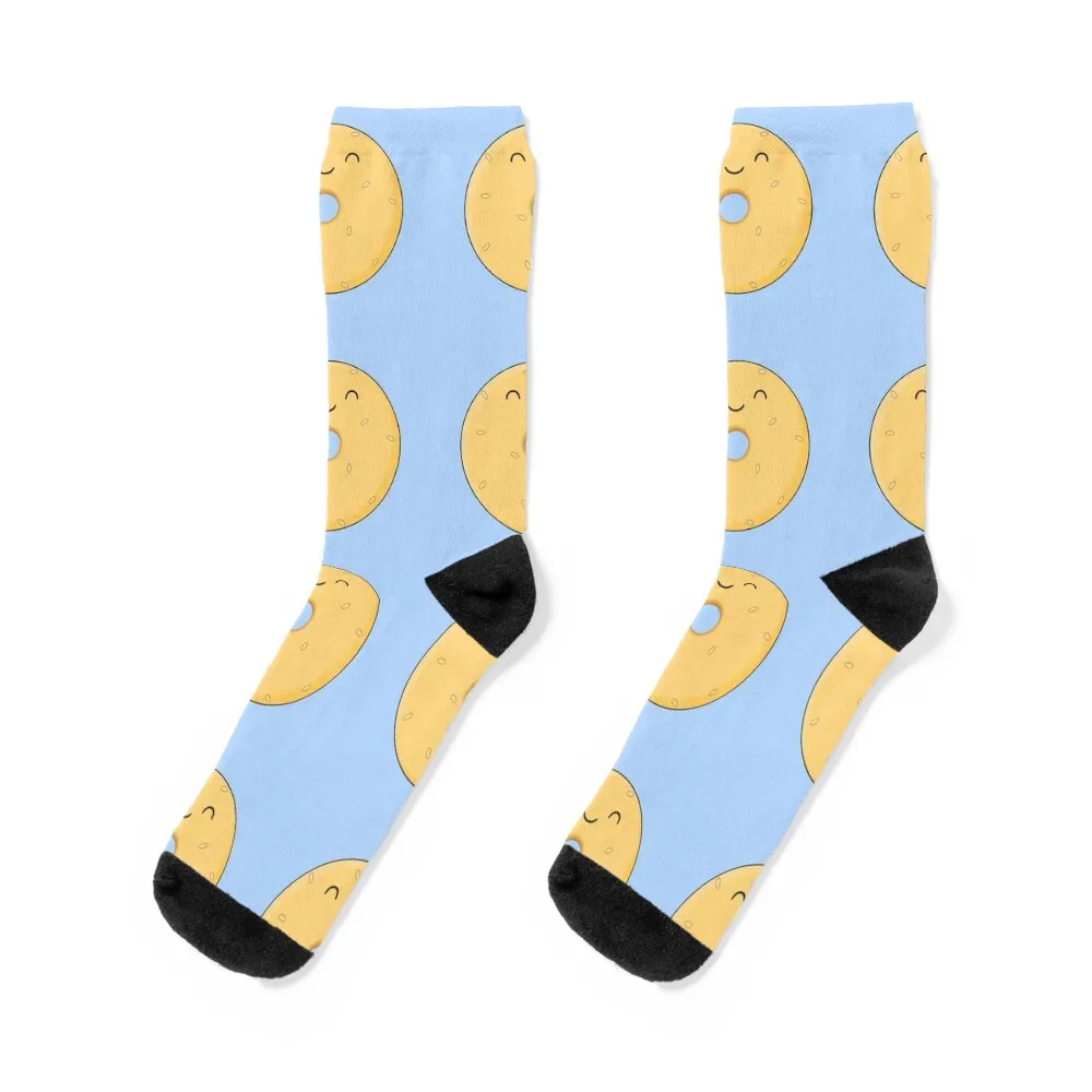 Cute Bagel Socks custom sports and leisure Thermal man winter shoes Mens Socks Women's
