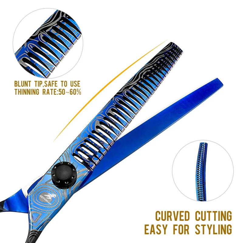 Fishbone Teeth Curved Chunker  - Dog Grooming Clippers recension och pris