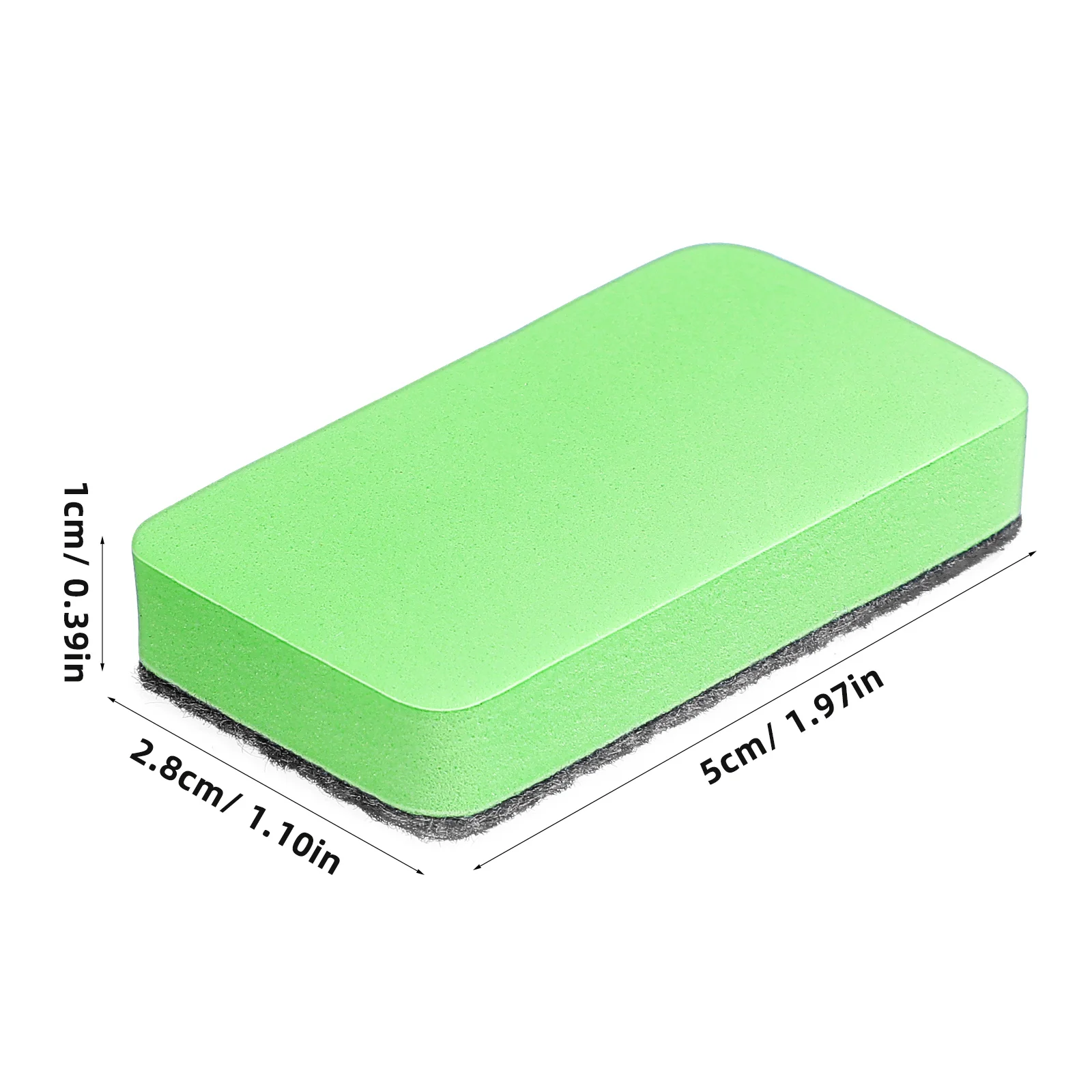 50 قطعة ممحاة صغيرة للمسح الجاف، منظف السبورة البيضاء باللون الأخضر للفصول الدراسية والمكتب والمدرسة، أداة صيانة السبورة #5