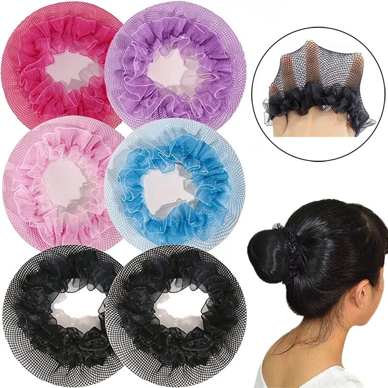 Capelli per bambini retina per capelli invisibile tasca per capelli fascia per capelli ragazze danza classica copricapo copricapo per capelli