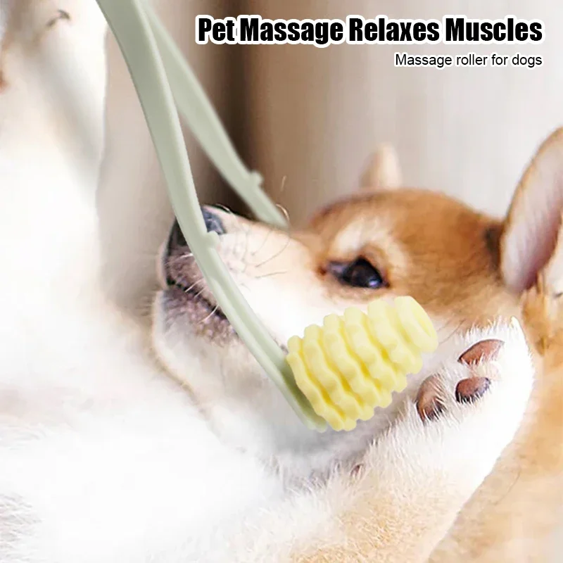 Massage Tool Pets Slim Face Legs Roller For Puppy Kitten Dog Enhance Blood Circulation Pet Head Massage Brush Cat Supplies