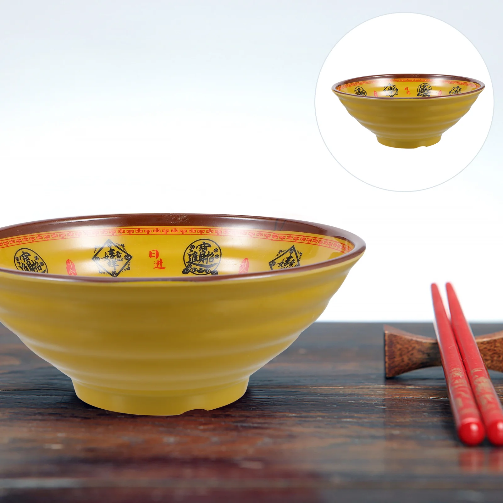 

Flatware Bowl Food Serving Melamine Tableware Ramen Container Japanese Style Bowls