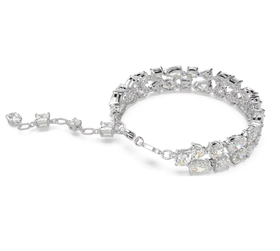 Original new SW Fashion Jewelry Mesmera bracelet mixed cut design white luxury double layer imitation crystal accessories