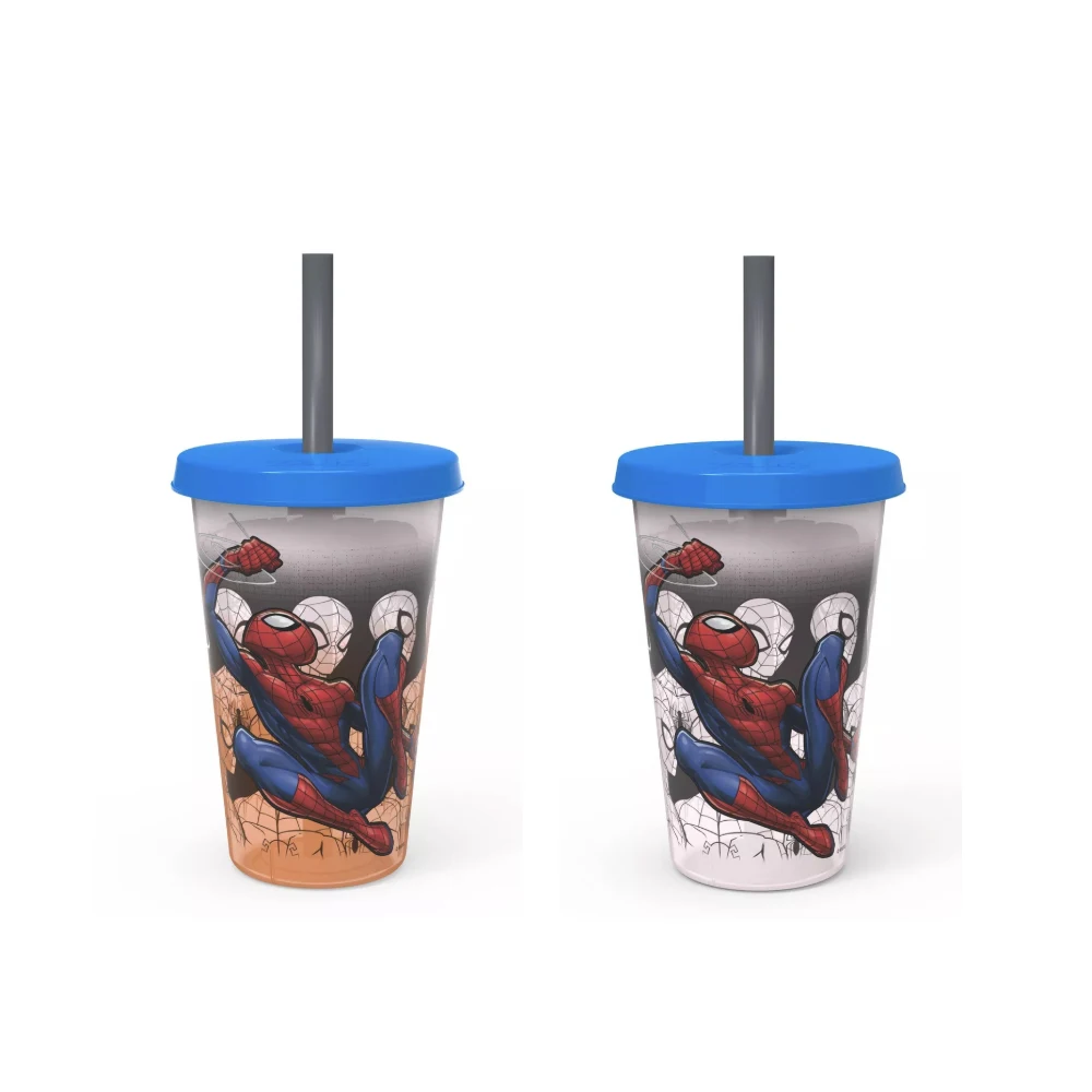 Ensemble de bouteilles d'eau et de gobelets Spiderman pour garçon, 4 figurines d'anime, accessoires Mininstants, cadeau