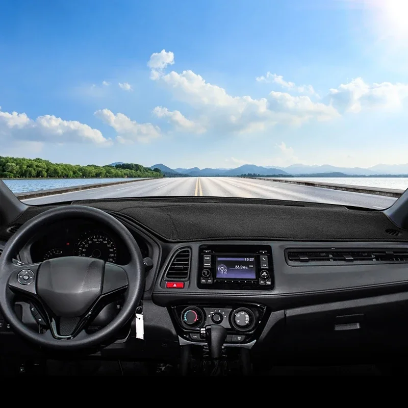 لوحة سيارة حصيرة داش يغطي الشمس الظل عدم الانزلاق وسادة اكسسوارات لهوندا HR-V HRV Vezel 2014-2020 2015 2016 2017 2018 2019 #2
