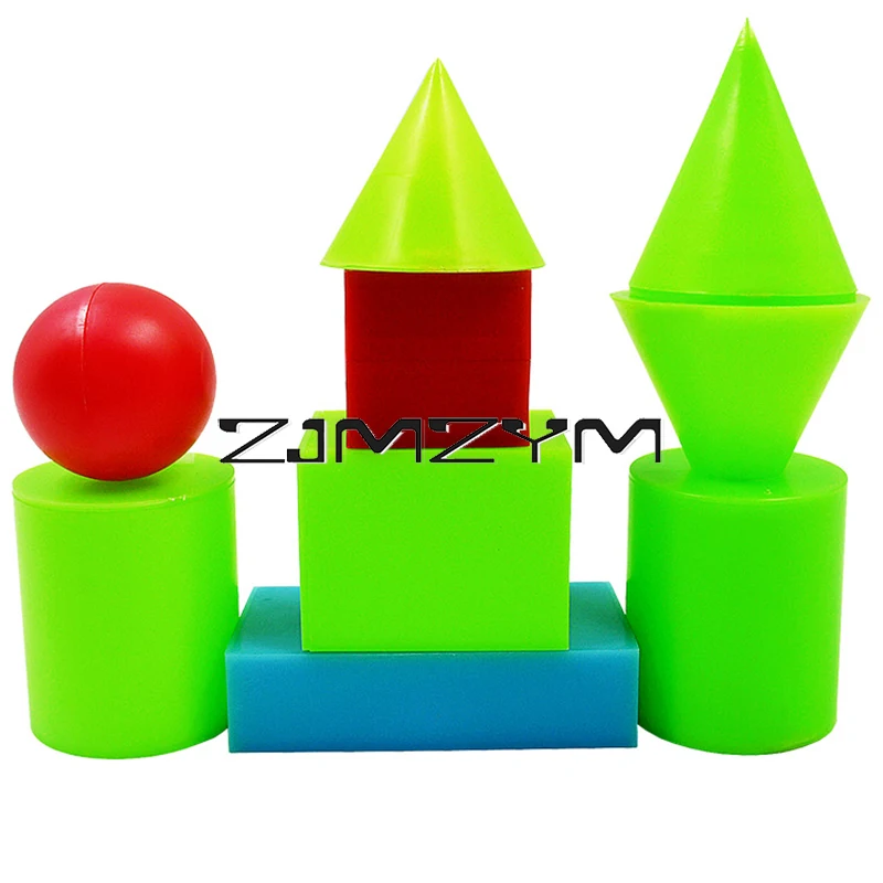 Geometric Body Model Square Cuboid Cylindrical Conical Sphere Hollow Cylindrical Mathematical Tools