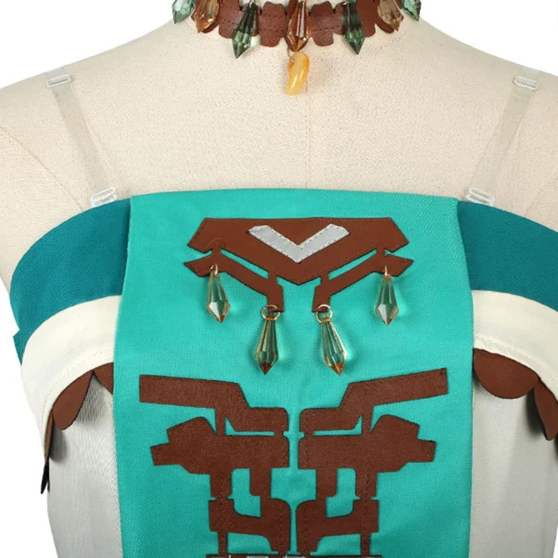 ชุดเจ้าหญิง Zelda คอสเพลย์สง่างามชุดนางฟ้าเซ็กซี่ชุดเครื่องแบบผ้าโพกศีรษะชุดชุดอุปกรณ์ฮาโลวีนเครื่องแต่งกายผู้หญิง