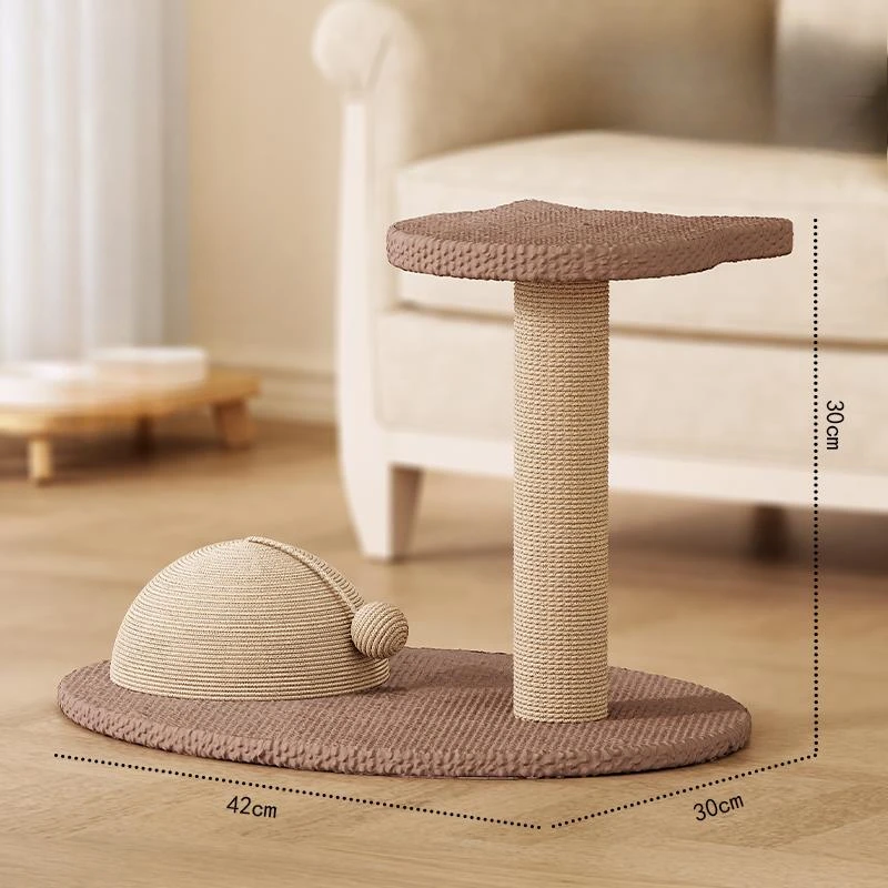 Moderne Eenvoudige Kat Klimrek Nordic Houten Cattery Hangende Bal Schraper Mat voor Katten Meubels Scratcher Kat Klimmuur FYCT