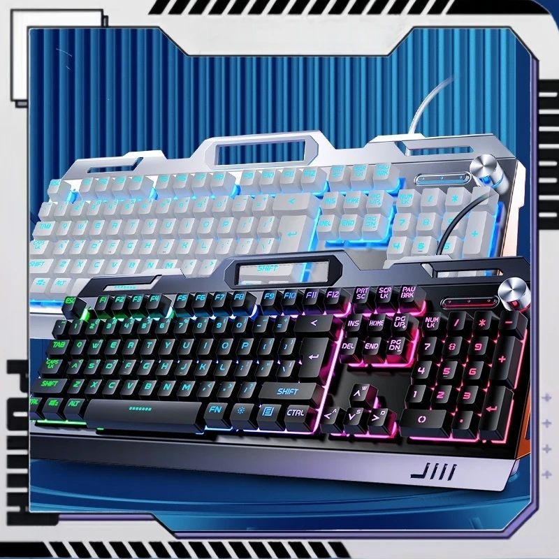 Argent sculpture V2 mécanique tactile clavier de jeu ordinateur de bureau ordinateur portable filaire lumineux divertissement Esports Film clavier