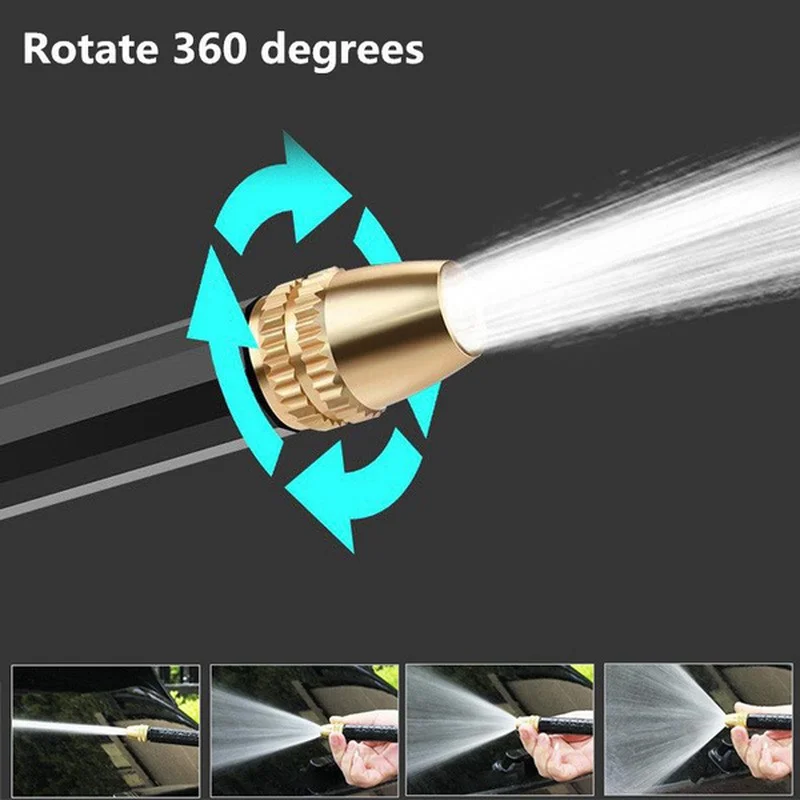 High-pressure Water Gun Portable Adjustable Metal Cleaning Car Wash Machine Garden Watering Hose Nozzle Sprinkler Foam Water Gun