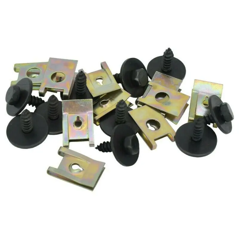 40pcs Undertray Clips For BMW 1/3/5/6 Under Engine Shield Guard Clips Bolts Screws KIT