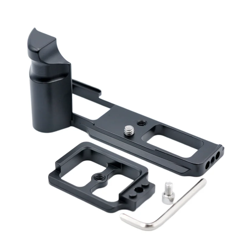 CNC Aluminium Quick Release Plate L-Plate Grip for Olympus PEN-F PEN F Camera Accessories 1/4 Screw Mount Bracket