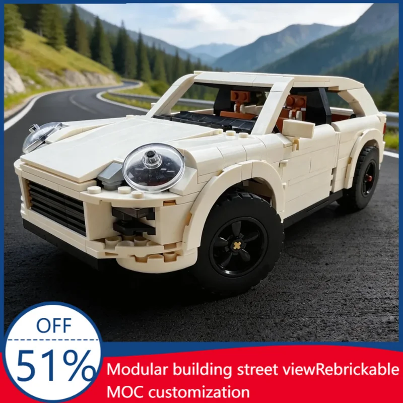 

959 PCS MOC 10295 Urban SUV Model Building Blocks Brick Children Educational Assembly Toys Boys Birthday Creative Display Gifts