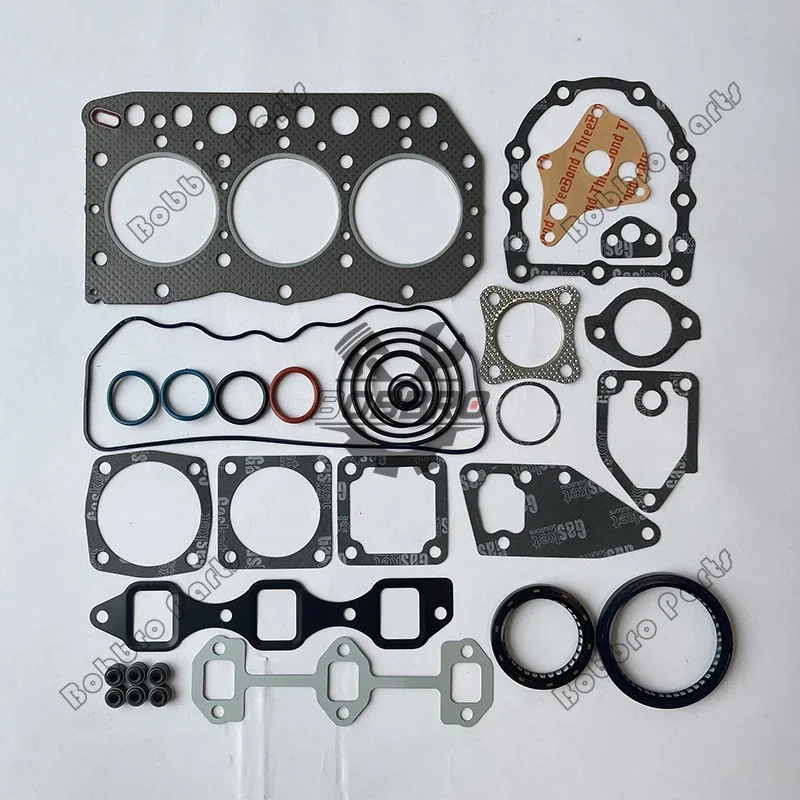 

3JH3 3JH3E 3JH3CE Full Gasket Kit With Head Gasket For Yanmar Marine Pleasure Engine Repair Parts