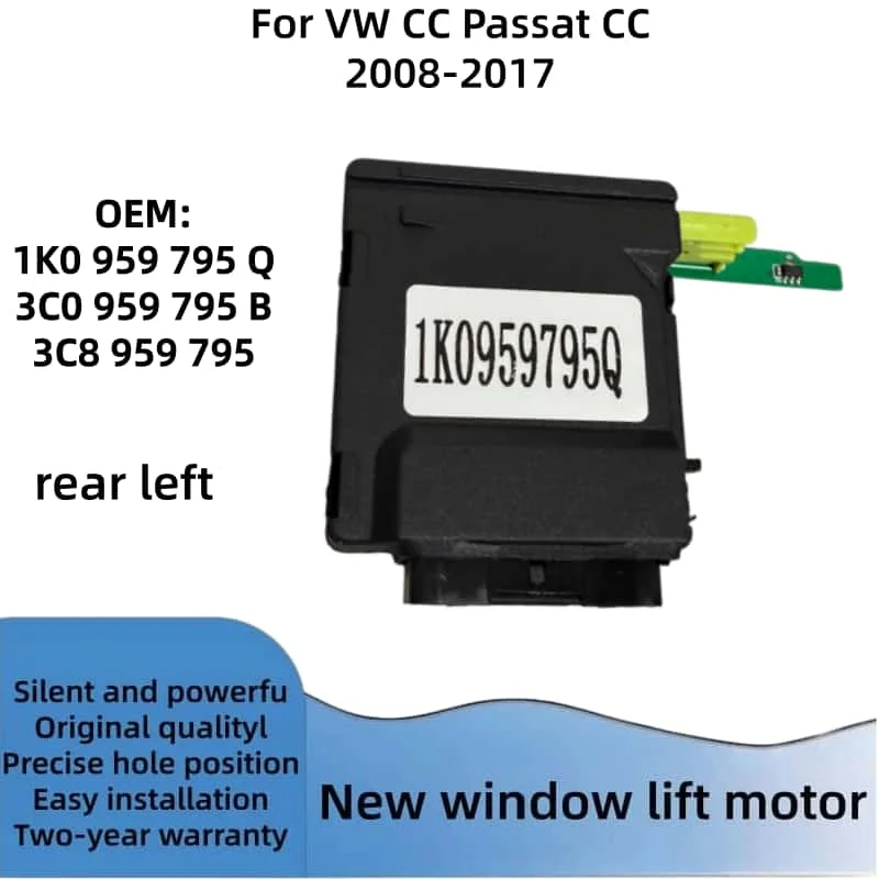 Voor VW Passat CC B5 B7 B6 Raammotor Module Achter Links Achter Rechts 1K0959794L 1K0959795L 1K0959794Q 1K0959795Q Nieuwe Hoge Kwaliteit