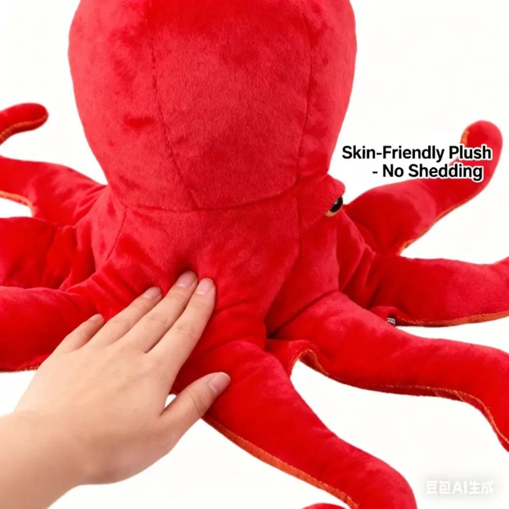 Polvo gigante realista brinquedo de pelúcia macio grande oito braço recheado criatura do mar travesseiro bonito boneca presente para meninos meninas halloween natal