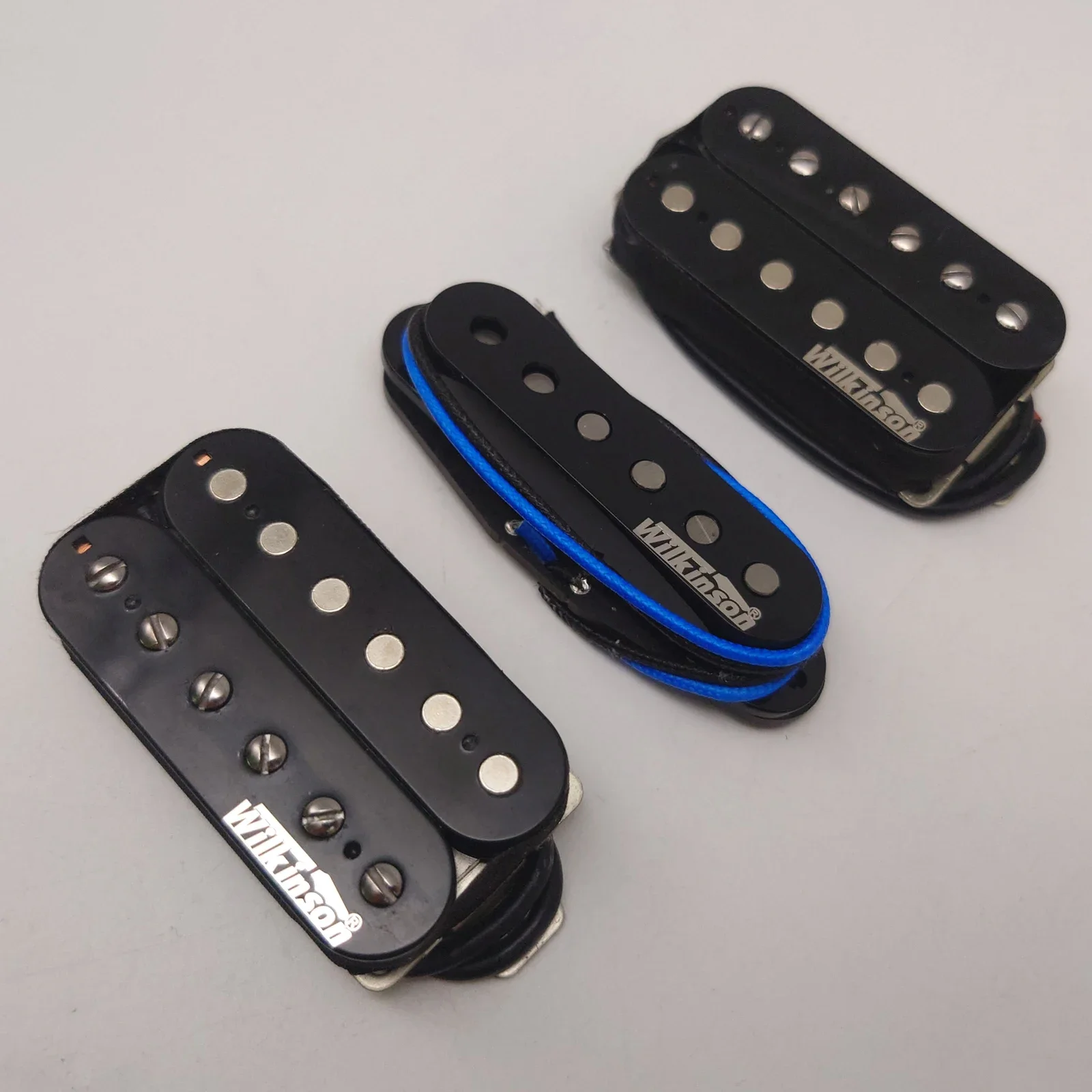 Ainico 5 Humbueker Double Row Open Electric Guitar Humbueker Pickups Set Black HSH Guitar Accessories