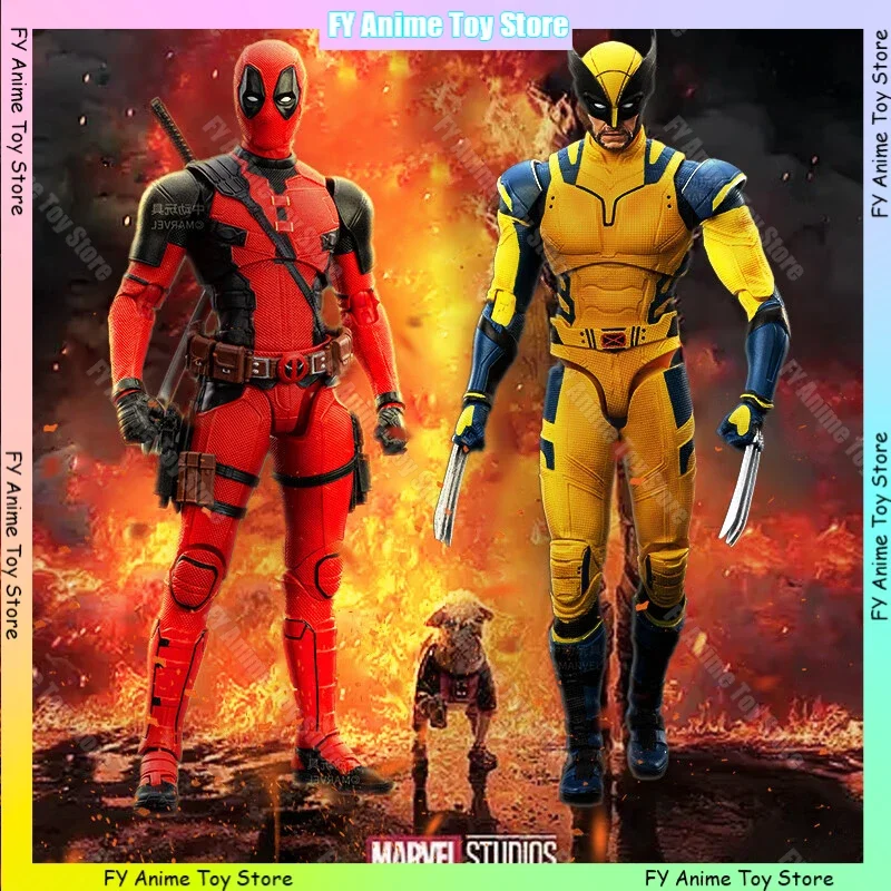 Deadpool & Wolverine X Men SHF การเคลื่อนย้ายร่างกาย Action Figure ฟิล์มอนุพันธ์ของแท้รุ่นของเล่นตัวเลขเดสก์ท็อปเครื่องประดับ