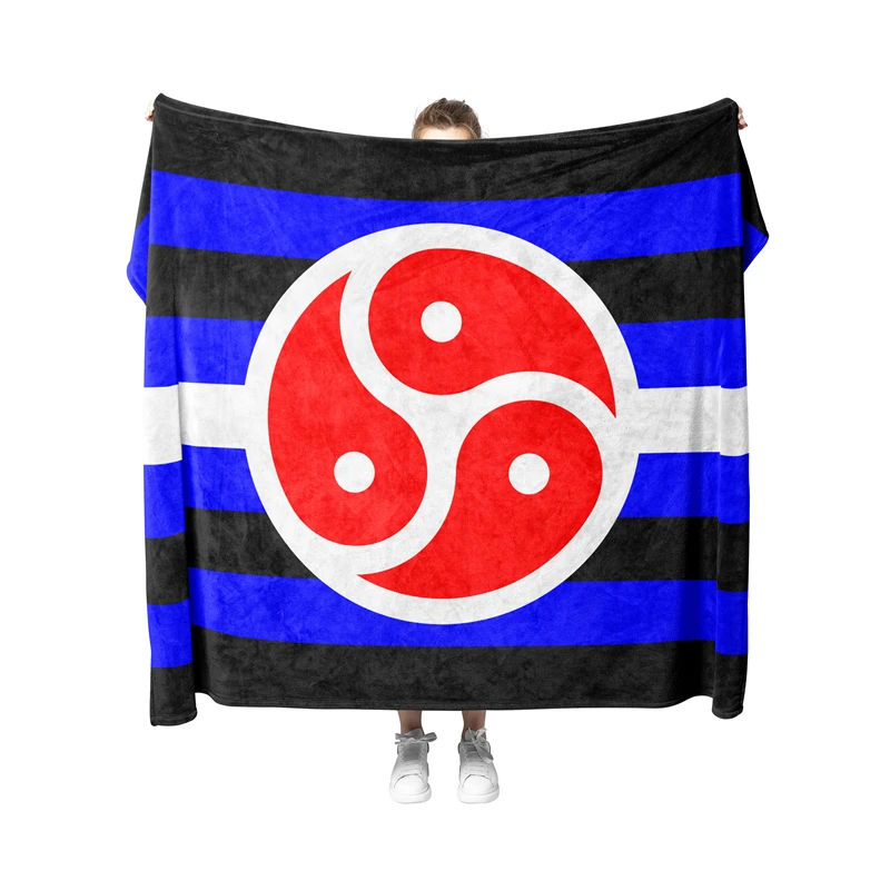 Aertemisi BDSM Pride Flag Rainbow LGBT Pet Blanket for Small Medium Large Dog Cat Puppy Kitten Couch Sofa Bed