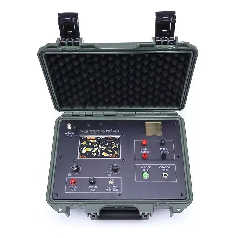 Prospector, remote underground metal detector, visual treasure exploration instrument