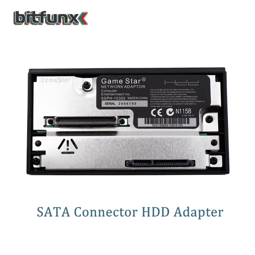 Imagen 1 del producto BitFunx GameStar SATA Adaptador Compatible con Disco Duro HDD de 2,5 o 3,5 Pulgadas para Consola de Juegos Playstation2 PS2